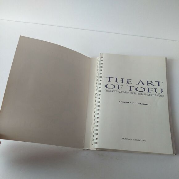 ART OF TOFU Celebrated Vegetarian Recipes from Around World by Richmond Vtg 1997 - Picture 11 of 14